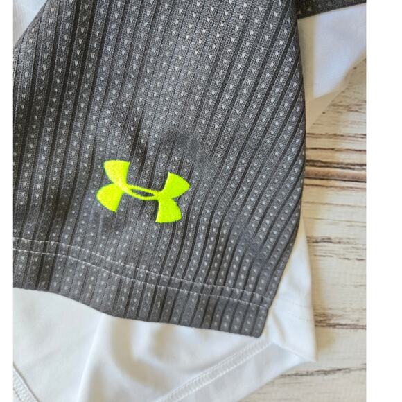 Under Armour White and Gray Men's Shorts - Picture 2 of 5